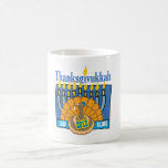 Thanksgivukkah mug<br><div class="desc">Celebrate the holiday that falls on Thanksgiving and Hannukah only once in the next 80, 000 years.</div>