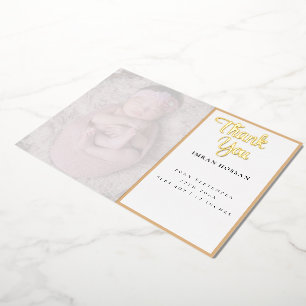 Thanku Foil Invitation