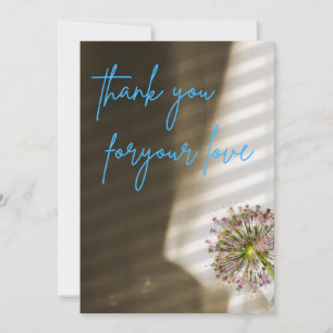 thankyou card