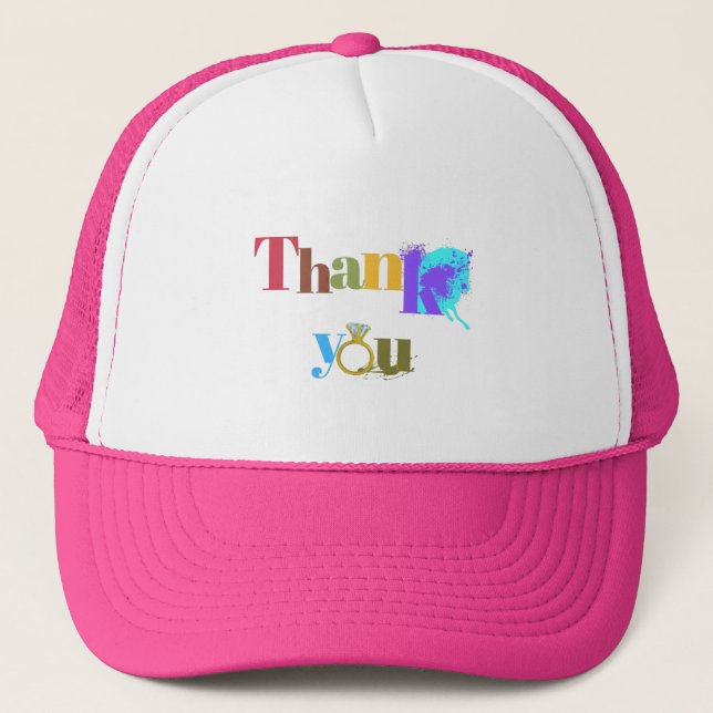 ThankYou Design Trucker Hat (Front)