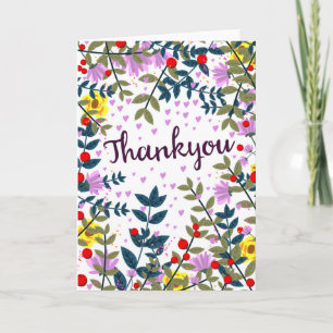 Thankyou Holiday Card