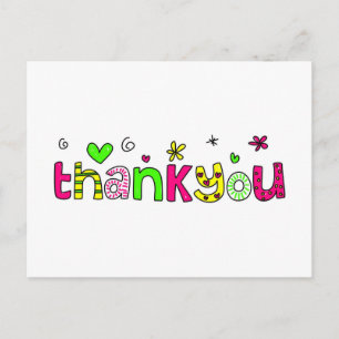 thankyou postcard