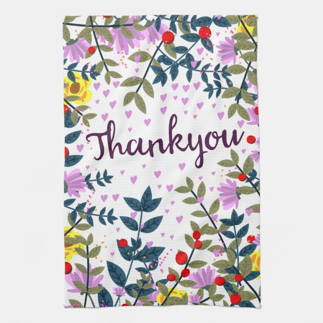 Thankyou Tea Towel (Vertical)