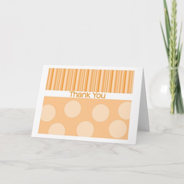 ThankYouOrange Thank You Card (Front)