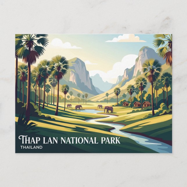 Thap Lan National Park Thailand Postcard (Front)