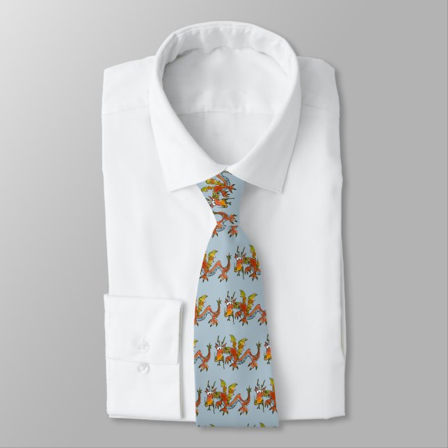 Thar Be Dragons Tie (Tied)