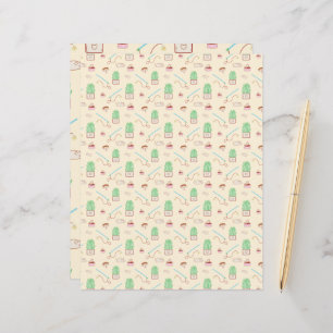 That Cat Life Toys Pattern Scrapbooking Paper