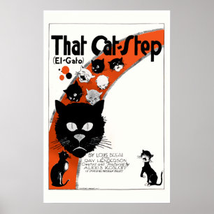 That Cat Stop - El Gato Large Poster