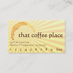 That Coffee Place Drink Punch Card
