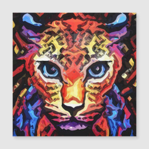 That Colorful Leopard Look Magnetic Card