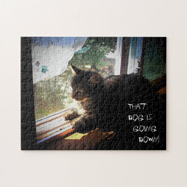 that dog is going down! Make your own Jigsaw Puzzle (Horizontal)