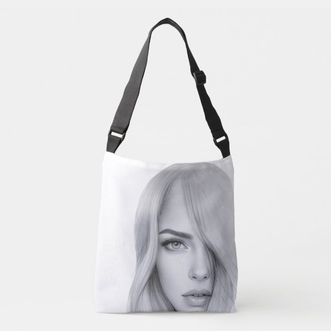 That face on my  crossbody bag (Front)