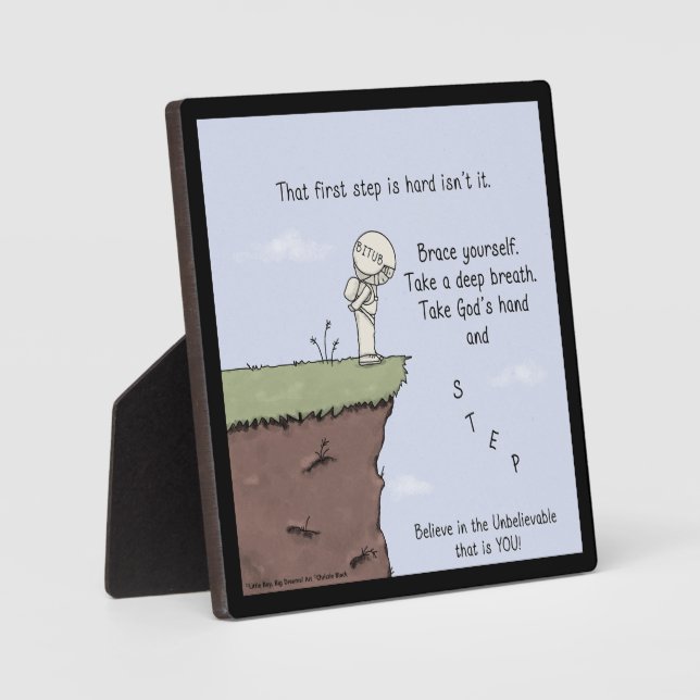 That First Step Plaque (Front)