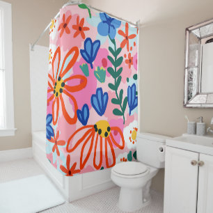 That Floral Summer Kinda Feeling Shower Curtain