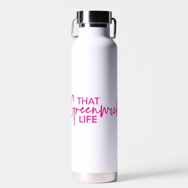 That Greenwich Life Water Bottle (Front)