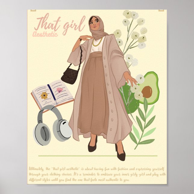 That Hijab girl poster (Front)