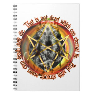 That is not dead which can eternal lie spiral notebook