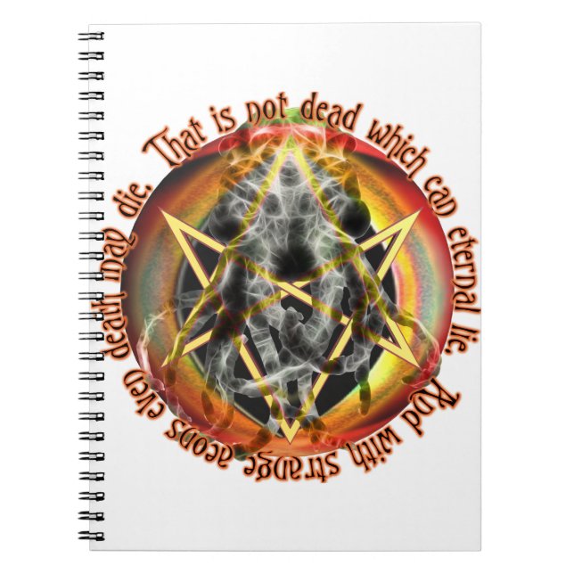 That is not dead which can eternal lie spiral notebook (Front)