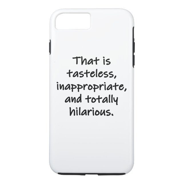 That is Tasteless Case-Mate iPhone Case (Back)