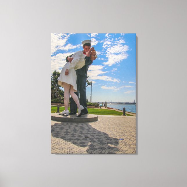 That Kiss! Canvas Print (Front)