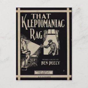That Kleptomaniac Rag Postcard