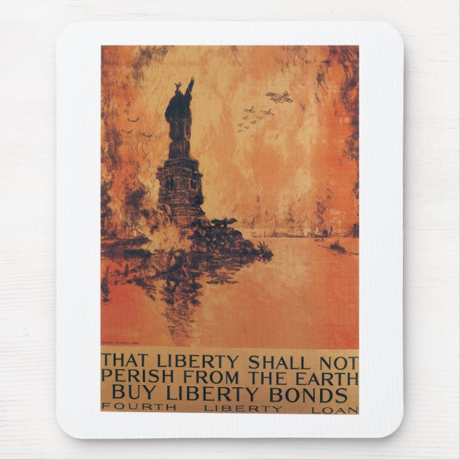 That Liberty Shall Not Perish From The Earth Mouse Pad (Front)