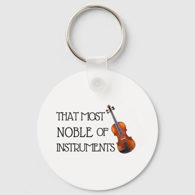 That Most Noble of Instruments - Viola Keychain (Front)