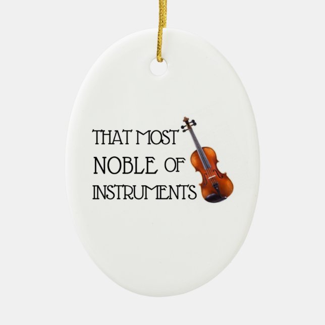 That Most Noble of Instruments - Viola Ornament (Front)