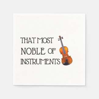 That Most Noble of Instruments - Violin Napkins