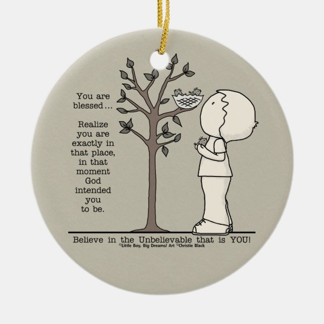 That Place Ceramic Tree Decoration (Front)