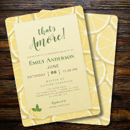 That’s Amore Bridal Shower | Italian Lemon Amalfi Invitation