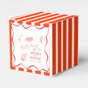 That’s Amore Italian Doodles Wedding  Favour Box