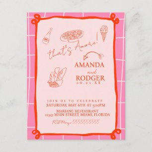 That’s Amore Italian Doodles Wedding Invitation
