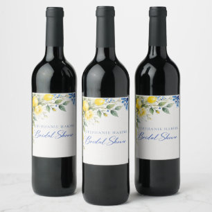 That’s Amore Italian Lemon Bridal Shower Wine Label