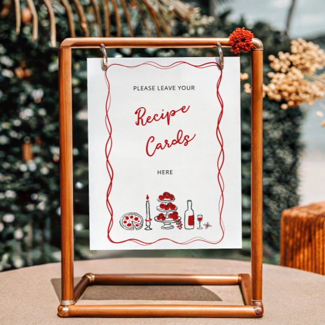 That’s Amore Italian Red Recipe cards Poster (Creator Uploaded)