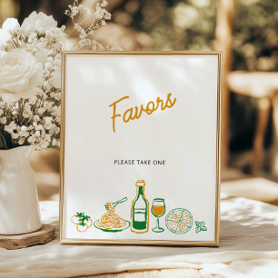 That’s Amore Rustic Italian Favours Poster