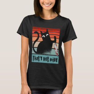 That’s not mine, Innocent Cat with knife Postcard T-Shirt