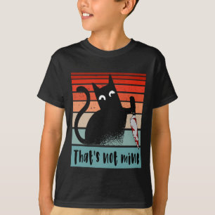That’s not mine, Innocent Cat with knife Postcard  T-Shirt