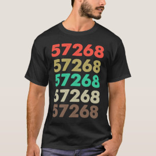 That Says 57268 Retro Zip code Zipcode 57268 T-Shirt