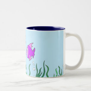 That Seems Fishy Two-Tone Coffee Mug