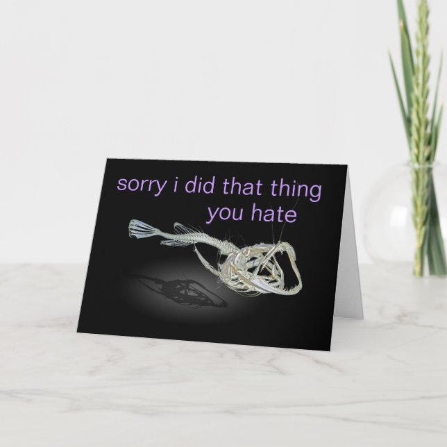 that thing you hate card (Front)
