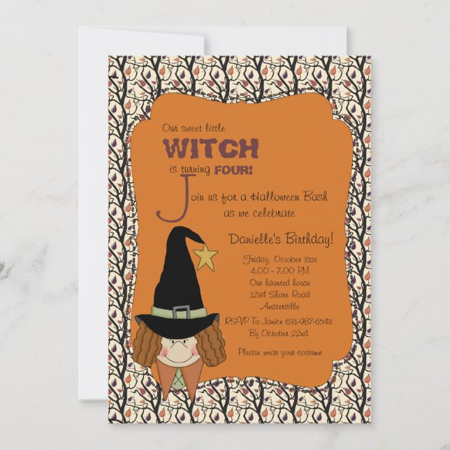 That Time of Year Halloween Invitation (Front)