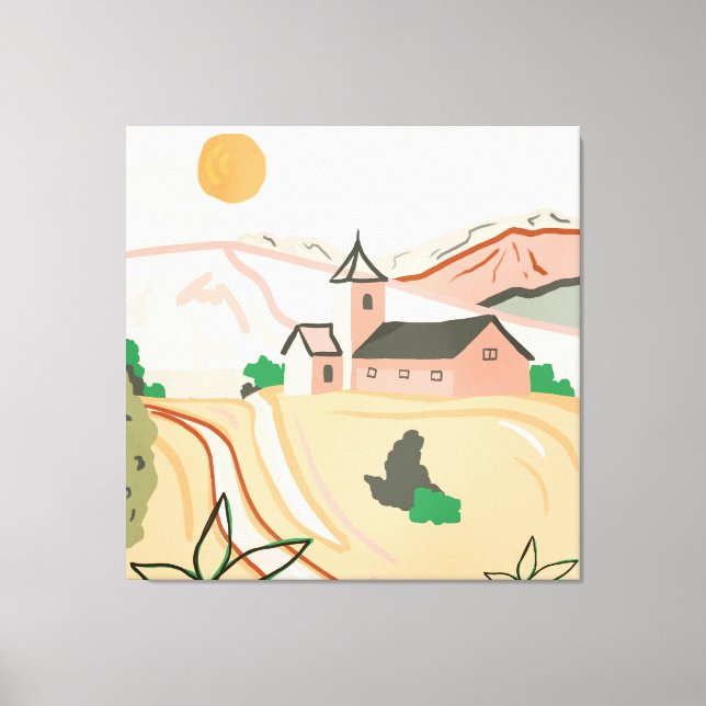 That Warm, Peaceful Feeling Canvas Print (Front)