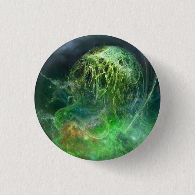 That Which Cannot Be Described Lovecraftian Horror 3 Cm Round Badge (Front)