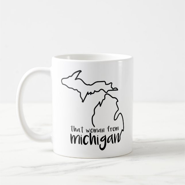 That Woman From Michigan Coffee Mug (Left)