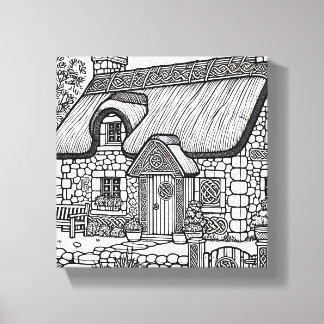 Thatch Cottage #48 Canvas Print