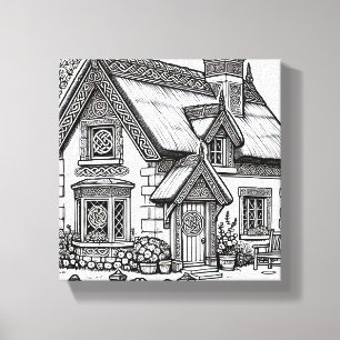 Thatch Cottage #49 Canvas Print