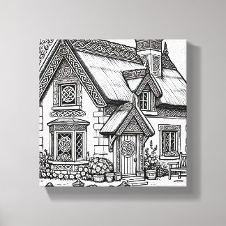 Thatch Cottage #49 Canvas Print