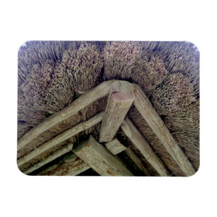 Thatch Roof, Rumsiskes Museum, LITHUANIA - Magnet
