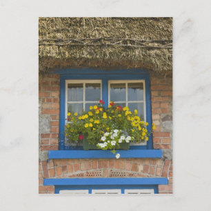 Thatched cottage, Adare, County Limerick, Postcard